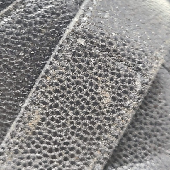 EILEEN FISHER Zola Black Pebbled Leather Platform Wedge Oxford Women's 9 - Picture 13 of 13